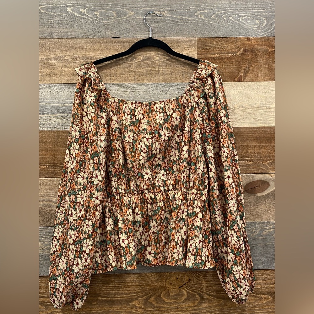Peplum floral 🌸 blouse